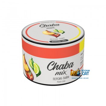 Бестабачная смесь для кальяна Chaba Mix Peach Lime (Чаба Микс Персик Лайм) 50г